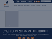 Tablet Screenshot of calfandheifer.org